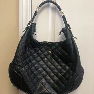 Authentic Burberry Quilted Hobo Bag